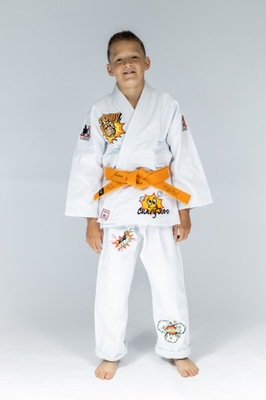 Strój do judo / Judoga marki UONE - 130cm - biała