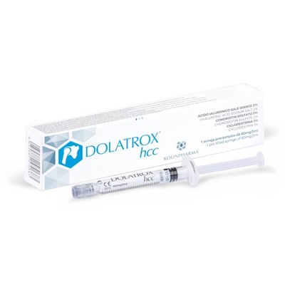 DOLATROX hcc 60 mg / 3 ml KWAS HIALURONOWY CHONDROITYNA