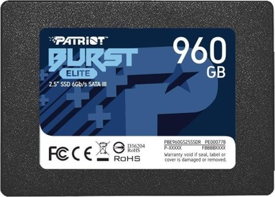 Dysk SSD Burst Elite 960 GB 2.5 SATA III