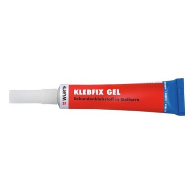 KLEJ SUPERSZYBKI W ŻELU KLEBFIX GEL 20G WURTH