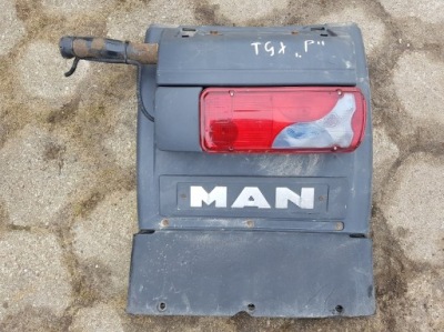 Крила труба кронштейн лампа бризковик підкрилок правий man tgx tgs euro 6 фото №1