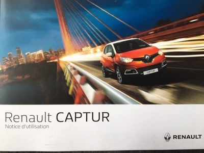 RENAULT CAPTUR FRANCUSKA LIBRO DE MANTENIMIENTO 2013-17  