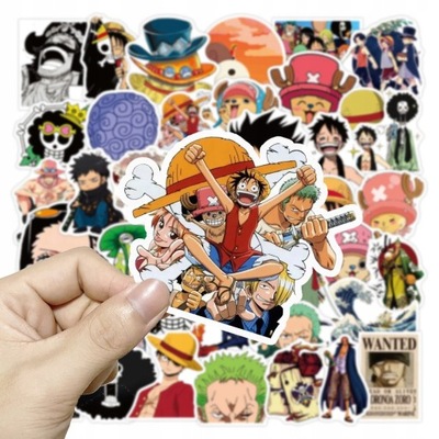 100 PIEZAS ONE PIECE PEGATINAS ANIME LUFFY BAGAJE L LOK7116  