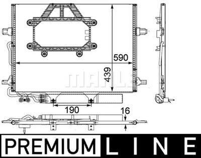 AC453000P/MAH CONDENSER BEHR PREMIUM LINE  