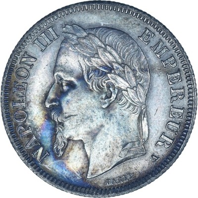 Moneta, Francja, Napoleon III, 2 Francs, 1869, Par