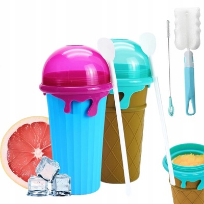2x Kubek Do Robienia Lodów Slushy Sorbetów 500ML