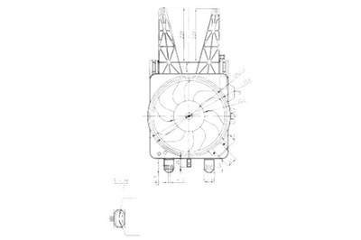 ABAKUS ВЕНТИЛЯТОР РАДИАТОРА FIAT PUNTO II 99-