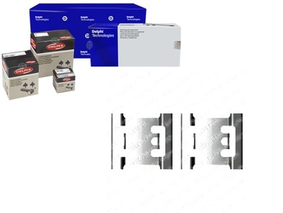 Delphi набор монтажный тормозных колодок opel перед movano фото №1