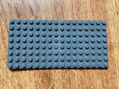LEGO podstawa płyta 8x16 3865 ciemny szary