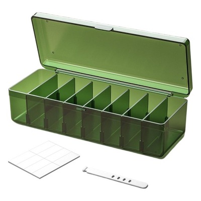 Pudełko do przechowywania kabli do komputera stacjonarnego Pudełko zielone