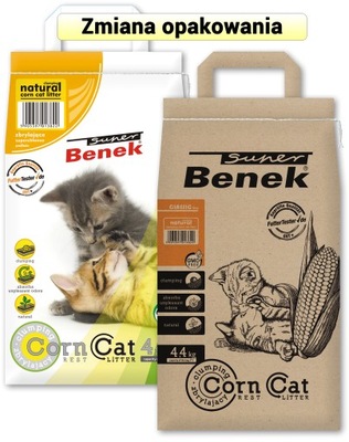 Super Benek Corn Cat 7l kukurydziany Naturalny