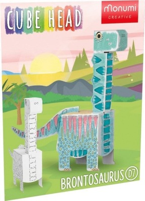 Cube Head. Model Brontosaurus