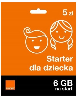 Starter Orange dla dziecka 5 zł