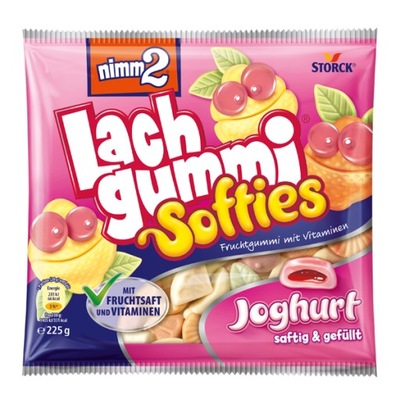 Żelki Lachgummi Softies Joghurt Nimm2 225 g