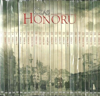 CZAS HONORU SEZON 1-6 [26DVD] FOLIA SKLEP