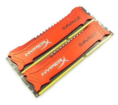 Testowana pamięć RAM HyperX Savage DDR3 8GB 1600MHz CL9 HX316C9SRK2/8 GW6M
