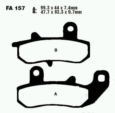 ZAPATAS DE FRENADO EBC FA157  