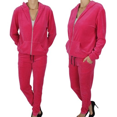 DAMSKI KOMFORTOWY KOMPLET DRESOWY WELUROWY Kolory