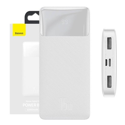 Powerbank Baseus Bipow 10000mAh, 2xUSB, USB-C, 15W