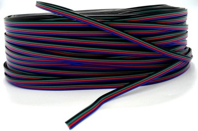 PRZEWÓD KABEL DO TAŚMA LED RGB 4-ŻYŁOWY 1metr