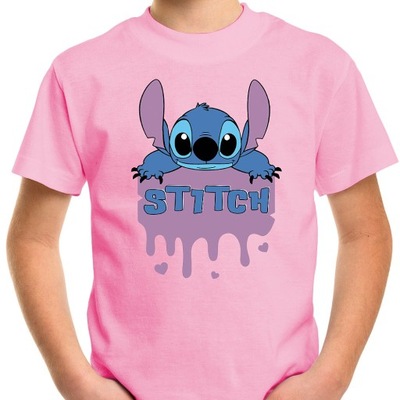 T-SHIRT KOSZULKA DLA DZIECKA STITCH 128 SUPER JAKOŚĆ