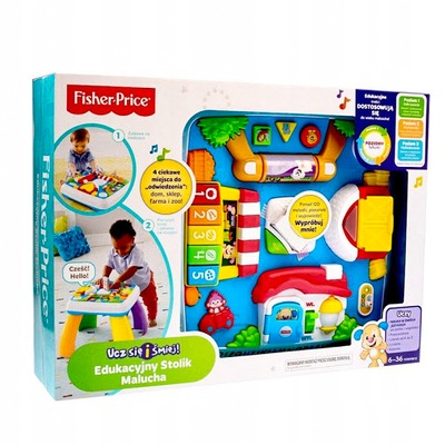 FISHER PRICE EDUKACYJNY STOLIK MALUCHA