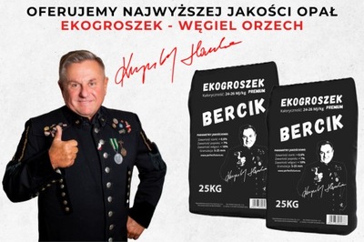 WĘGIEL EKOGROSZEK BERCIK 26-27 MJ/KG WORKI 1 Tona