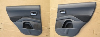 Peugeot 4007 обшивка w дверь левый правый задняя задний фото №1