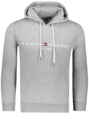 TOMMY HILFIGER LOGO HOODY BLUZA Z KAPTUREM MĘSKA M ORYGINALNA