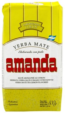 Yerba Mate AMANDA ELABORADA CON PALO cytrusowa LIMON Argentyna - 500 g