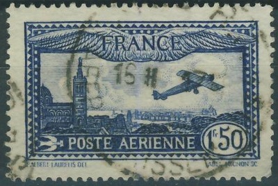 Francja 1,50 fr. - Paris , Samolot