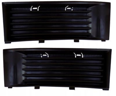 Skoda fabia 00- комплект решітка решітка бампера l+p фото №1