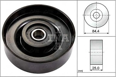 Ina ролик ремень nissan almera ii 1.8 n16 фото №1