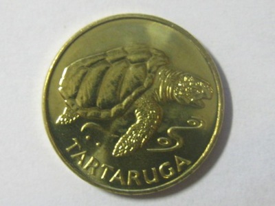 Cape Verde Moneta 1 Escudo 1994 Mennicza Żółw
