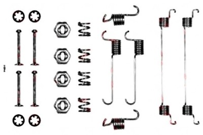 TRW JUEGO DE MONTAJE ZAPATAS CITROEN AX PEUGEOT 106  