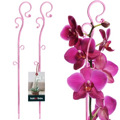 2x PODPÓRKA PODPORA DO KWIATÓW ROŚLIN DONICZKOWYCH STORCZYKÓW 39 cm PLASTIK