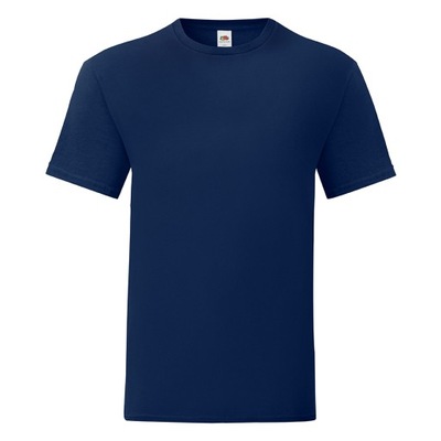 KOSZULKA MĘSKA T-SHIRT FRUIT ICONIC NAVY L