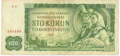 Czechosłowacja 100 Koron 1961