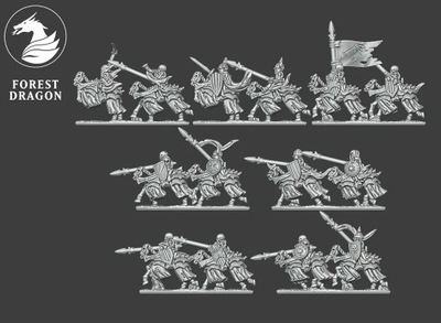 Skeleton Knights, Vampire Army, Warmaster 10mm