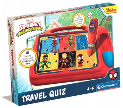 Clementoni Travel Quiz Spidey Elektroniczne pióro