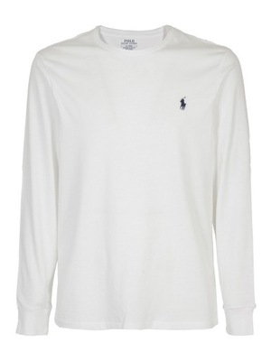 Koszulka Polo Ralph Lauren z długim rękawem biała r. L