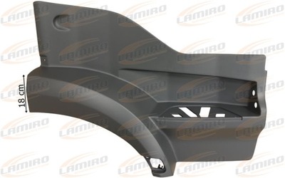 Mercedes actros mp4 ss підніжка верхній права фото №1