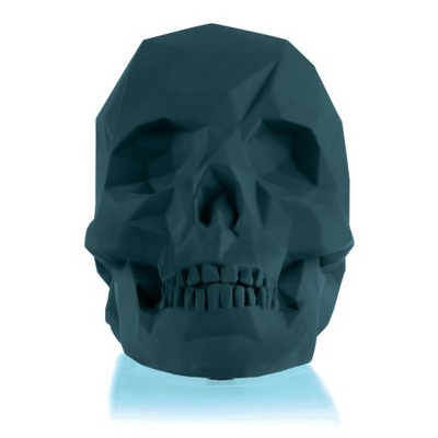 Podpórka do książek Skull Low-Poly Dark Turquoise Poli