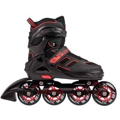 ROLKI NILS EXTREME S 31-34 NA14174 A CZERWONE