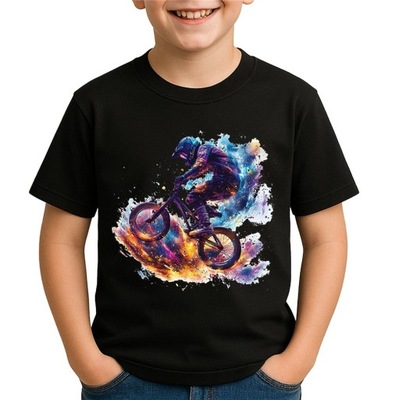 KOSZULKA ROWEROWA DZIECIĘCA ROWER BMX MTB DOWNHILL EKSTREMALNA SPORTOWA 164