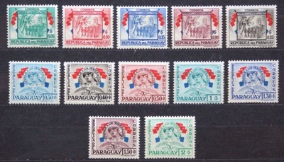 PARAGWAJ - 1956 - BOHATEROWIE BITWY POD CHACO