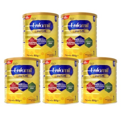 ENFAMIL 1 zestaw 5x 800 g