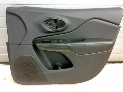 Jeep cherokee kl 2014 2018 обивка обшивка дверь передняя правая кожа фото №1