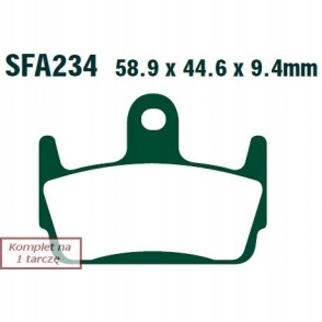 КОЛОДКИ ГАЛЬМІВНІ EBC SFA234