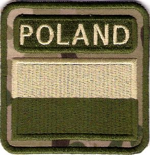 NASZYWKA POLSKA Flaga Polski POLAND 42R
